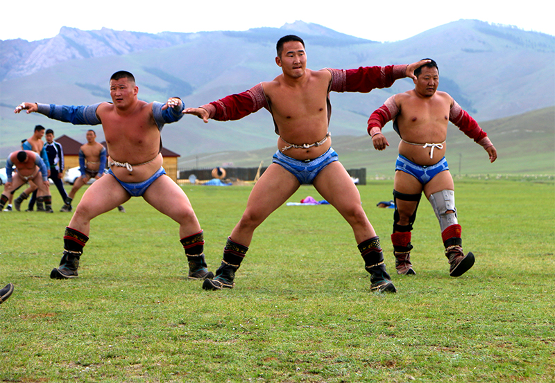 Mongolian wrestling